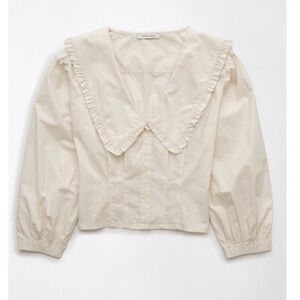 AE Collared button up shirt: size SMALL